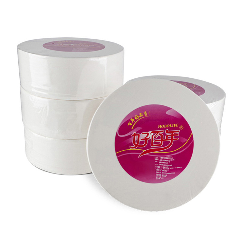 Source factory good hundred years of paper 730g four-layer toilet paper business club hotel shopping mall toilet roll paper