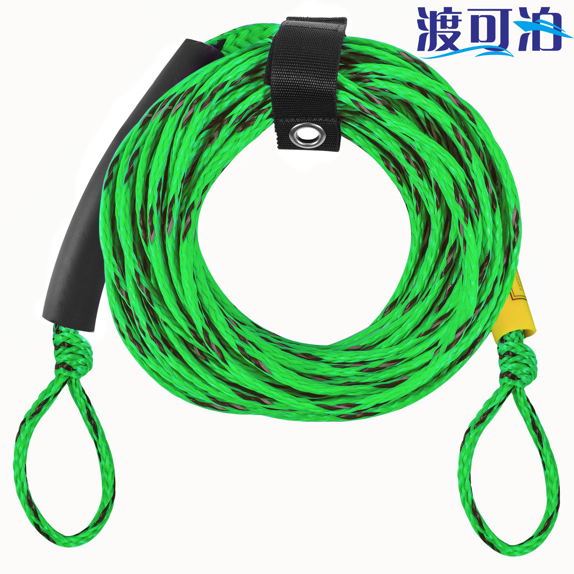 Tow Rope for 1-3 Riders, Surfing Tow Rope, Water Skiing Rope, Inflatable Sofa Tow Ring, Banana Boat Use