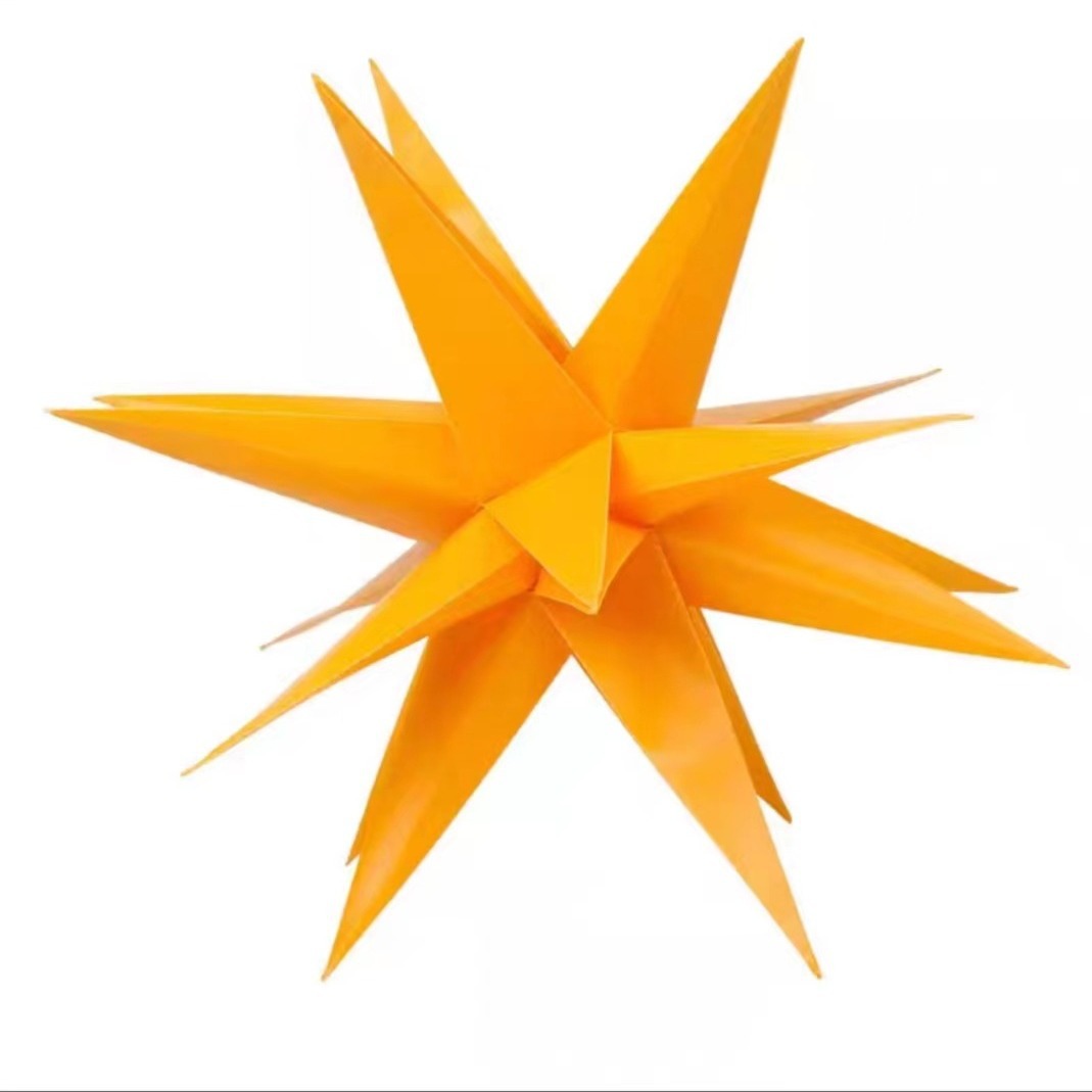 Cross-border Explosion LED Explosion Star Five-pointed Star Children Christmas Accessories Decoration