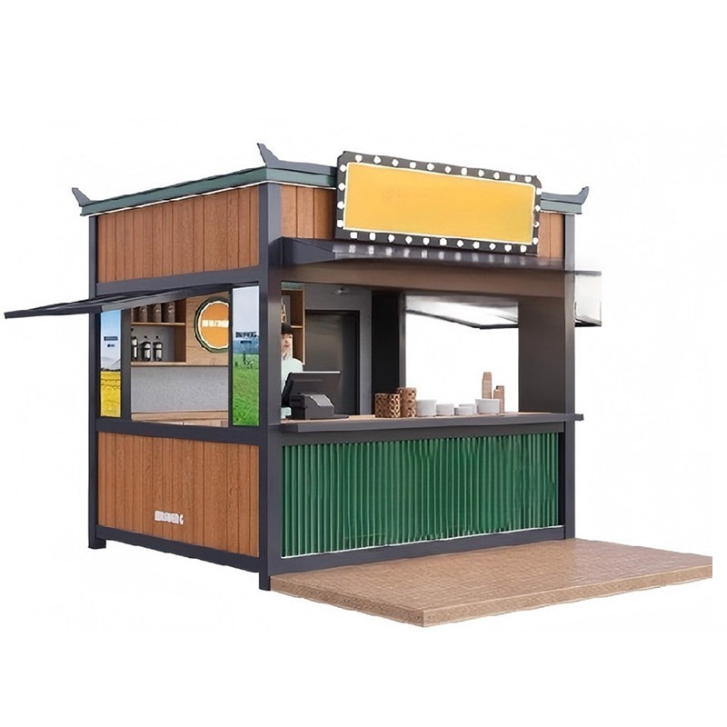 Popular Outdoor Food Truck Mobile Kiosk Breakfast Tourist Attraction Vending Booth Milk Tea Coffee Snack Shop Stall Truck