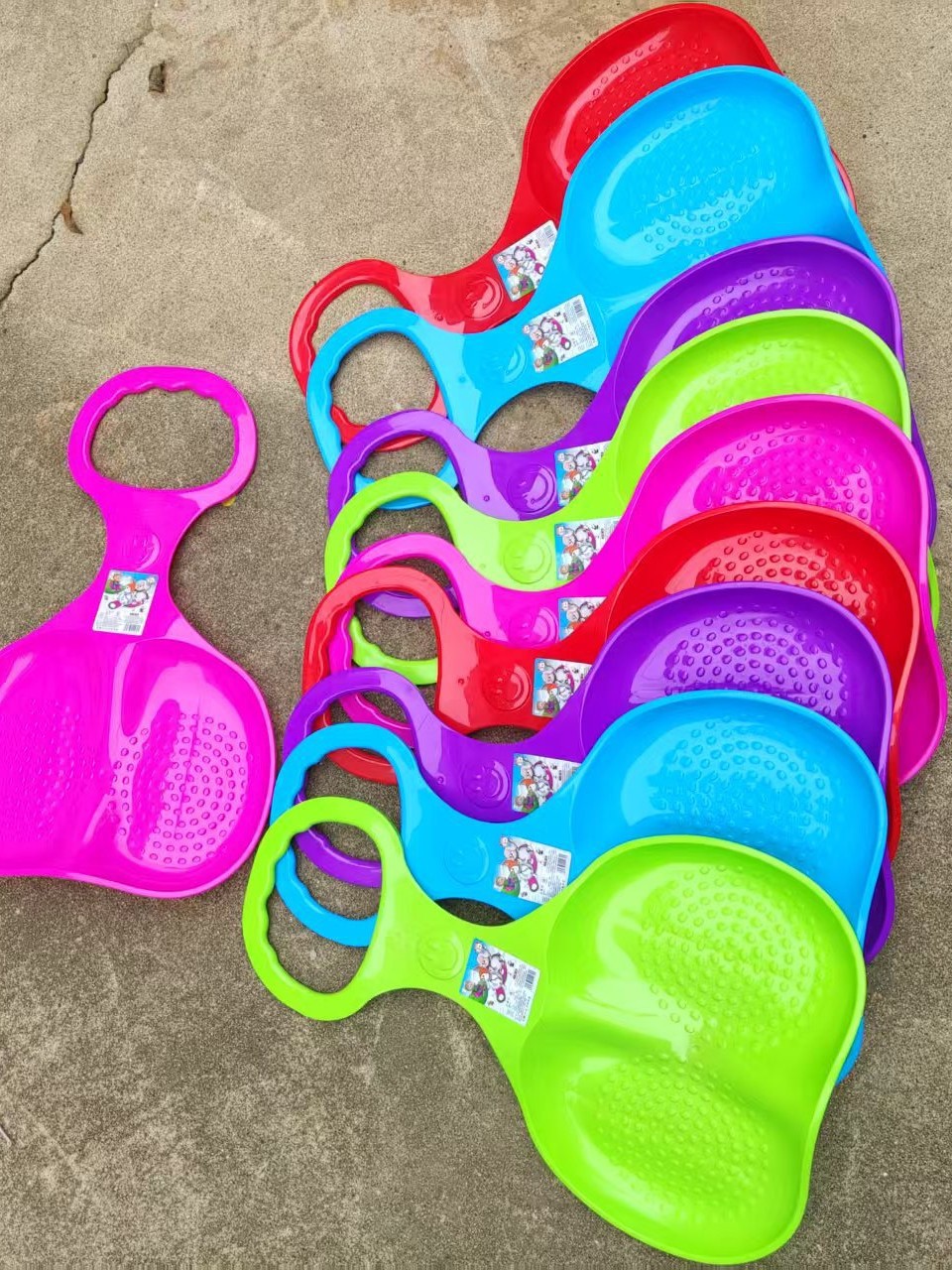 Children's Thickened Wear-Resistant Grass Skis Wholesale Adult Skis Ski Pieces Grass Skis Sand Skis Lawn Butt Pads