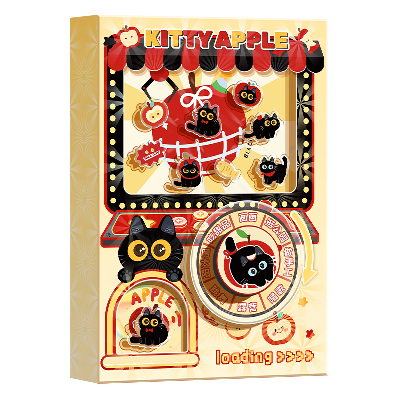 Kapabear Kapibara Mechanical Book Gashapon Machine Pocket Book Girl Cute Notebook Portable High Value