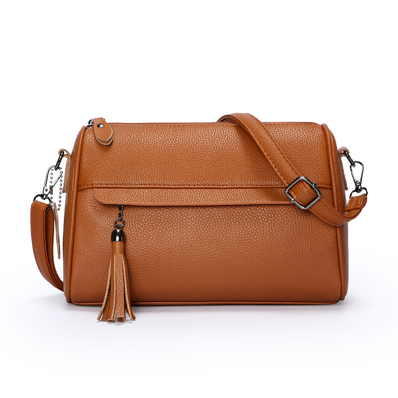 Индивидуальная Первоклассная Кожа Кроссбоди Сумка для Женщин 2025 Новая Нишевый Универсальный Одно Плечо Маленькая Квадратная Сумка Коммутатор Натуральная Кожа Женская Сумка