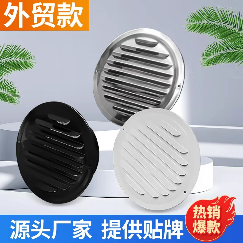 Нержавеющая сталь вытяжка плоская головка наружный вентиляционный выход вытяжка дыма уличный защитный колпак для кухни