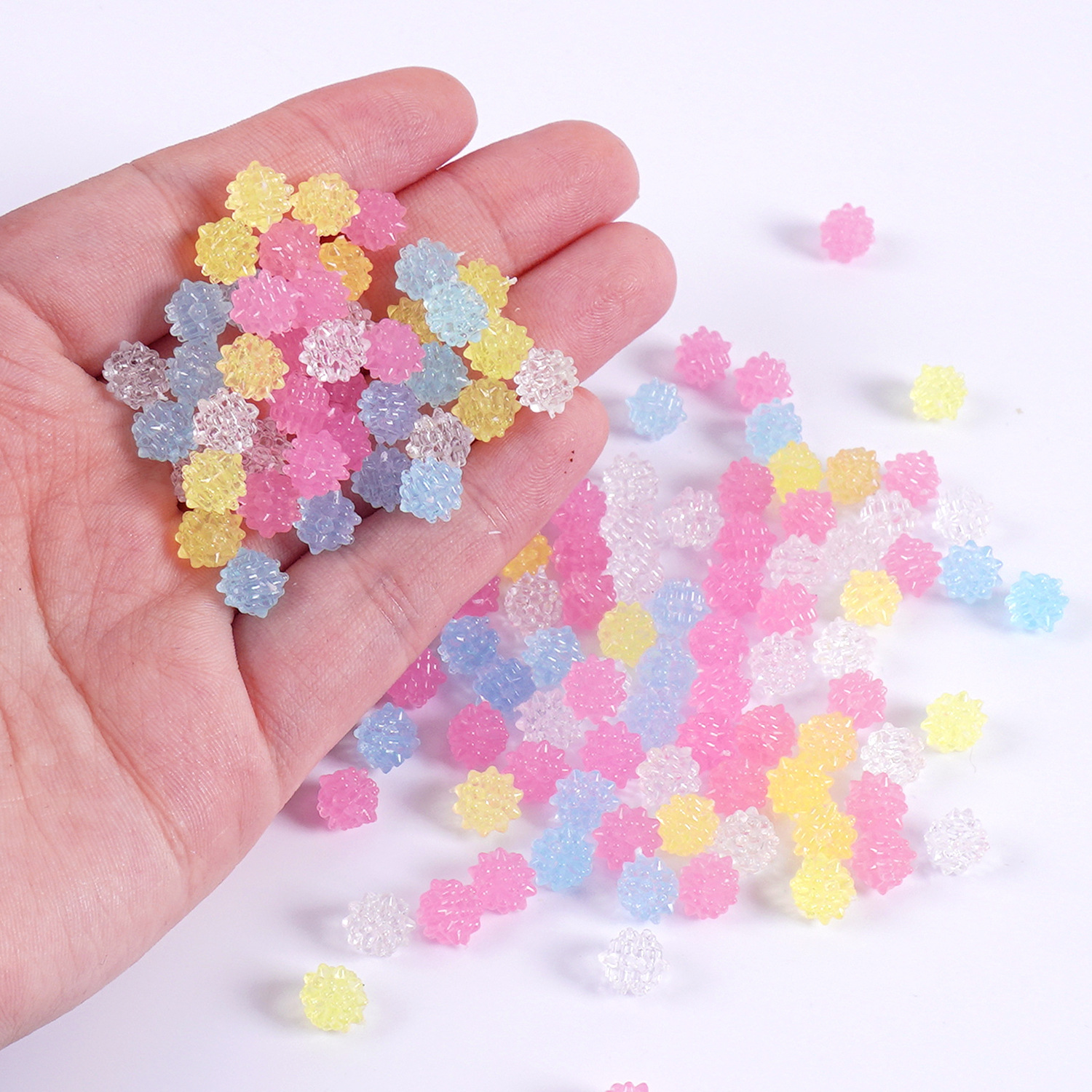 Simulated Food Toy Gold Sugar Candy DIY Handmade Cream Glue Clay Accessories Hard Star Sugar Trinket Material