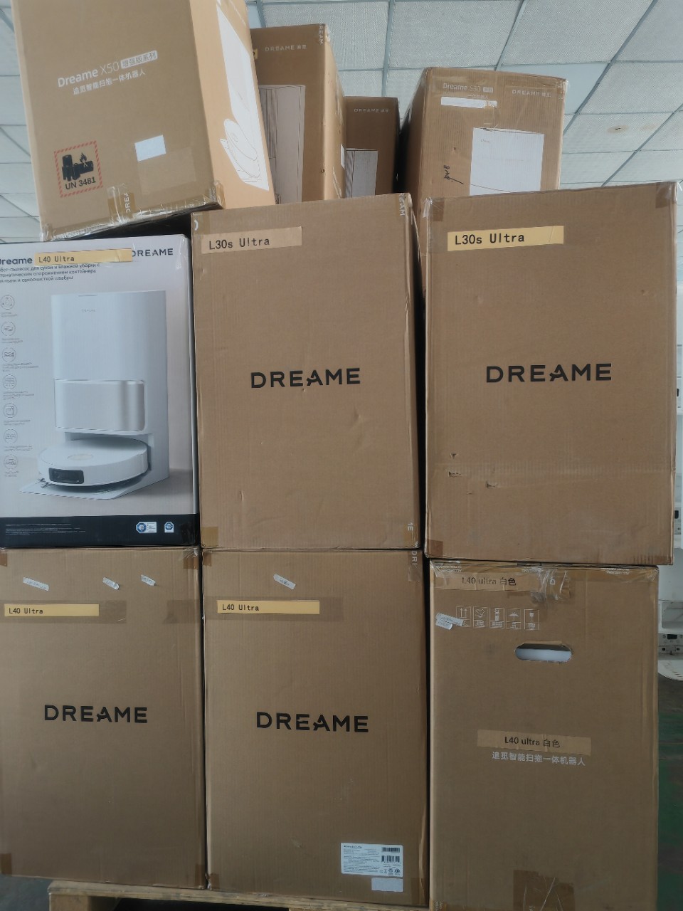 Dreame Overseas Version Mockup Floor Sweeping Robot Dropshipping Cooperation