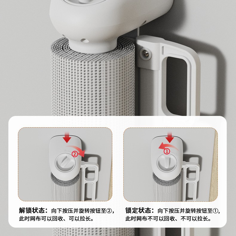 PRObebi retractable door rail indoor staircase hole-free child protection rail dog fence pet fence