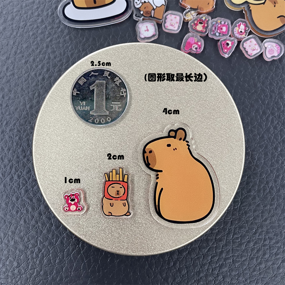 Acrylic Sheet Custom 1cm 2cm 3cm Mini Sheet Beads DIY Shaker Built-In Sheet Custom with Holes