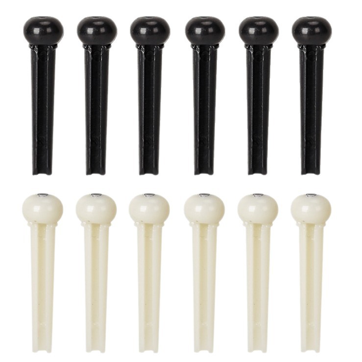 Guitar fixed string cone pressure string nail folk guitar string column fixed string nail wooden guitar accessories ABS plastic with point string cone