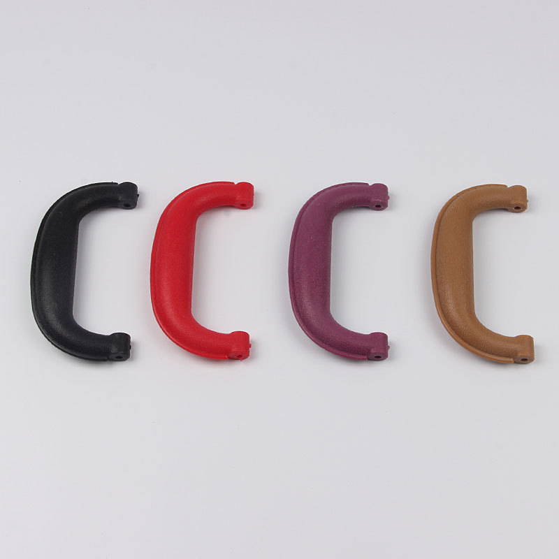 Factory Direct Sales Plastic Aluminum Box Handle Imitation Leather Handle Wine Box Gift Box Handle Boutique Packaging Box Plastic Handle