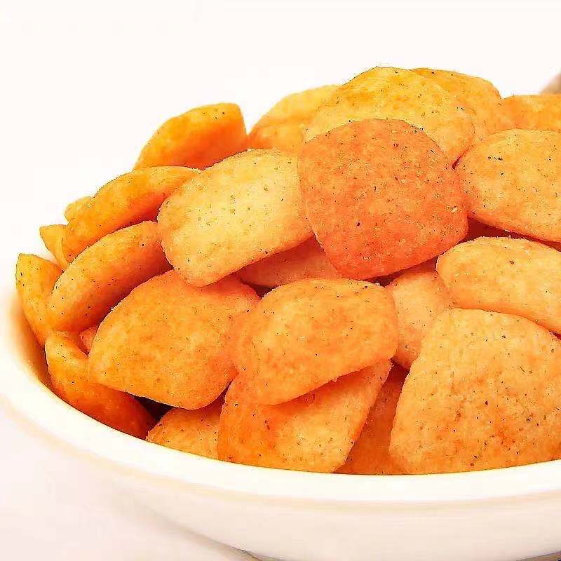 Step-by-step upgrade Nanjing board duck flavor snacks 8090 s nostalgic Internet celebrity food childhood snack puffed full Box 500 packs