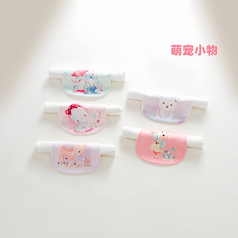 New children's sweat absorbent towel sweat towel baby sweat towel pure cotton a gauze kindergarten baby products pad back towel