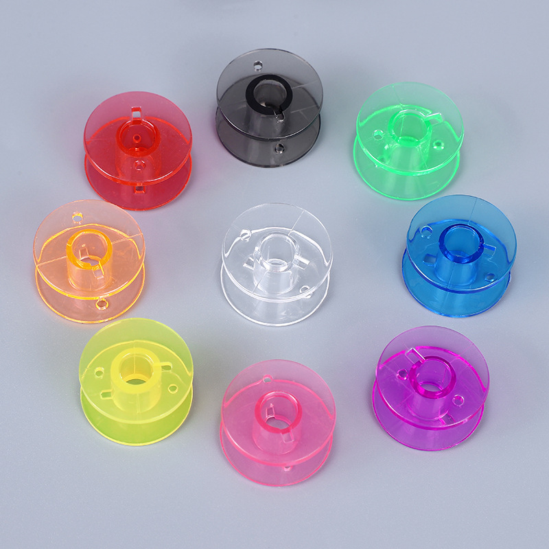 Bobbin Plastic Bobbin Thickeneded Sewing Machine Coil Spool 2518P Multifunctional Universal Bobbin Factory Wholesale