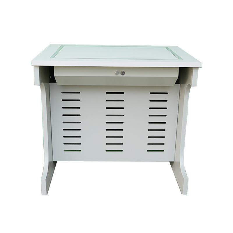 Flip Computer Table Semi-Embedded Hidden Table School Computer Classroom Training Table School Classroom Computer Room Student Table