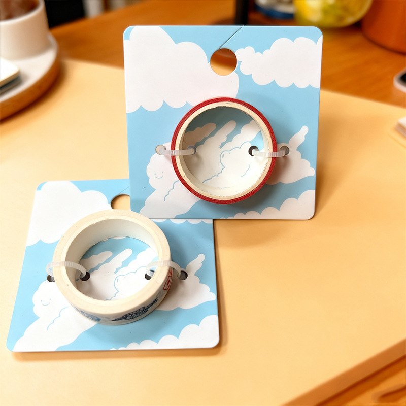 Customized Cross-Border Washi Tape Handbook Sticker Handbook Tape Back Card Colorful Cultural Creative Cartoon Creative Tape Set