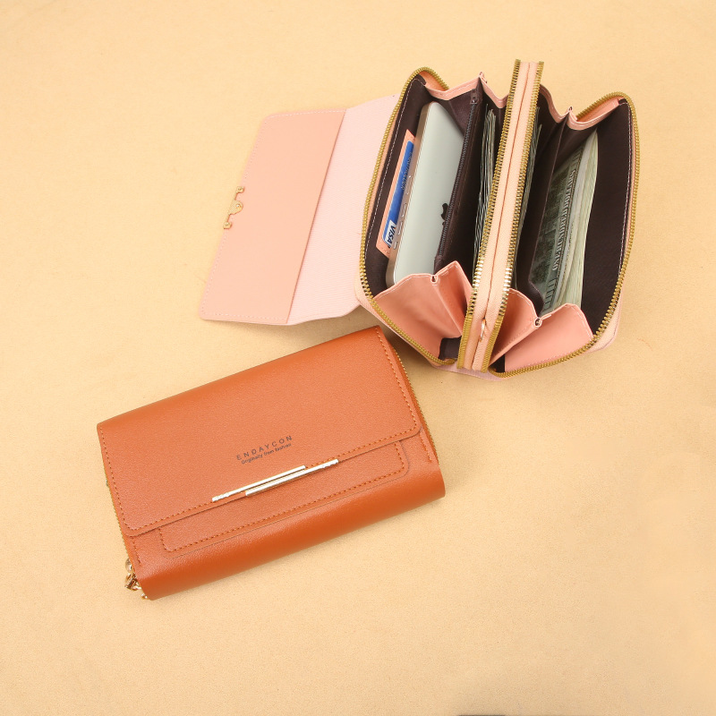 2025 New Ladies Wallet Korean Multi-function Shoulder Bag Long Clutch Coin Purse Factory Outlet