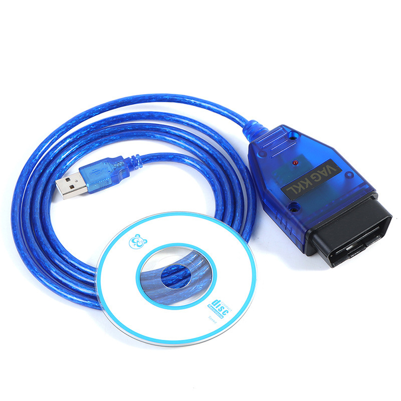 Factory direct sale VAG KKL OBD2 Cable VAG409 CH340/FT232RL car connection line