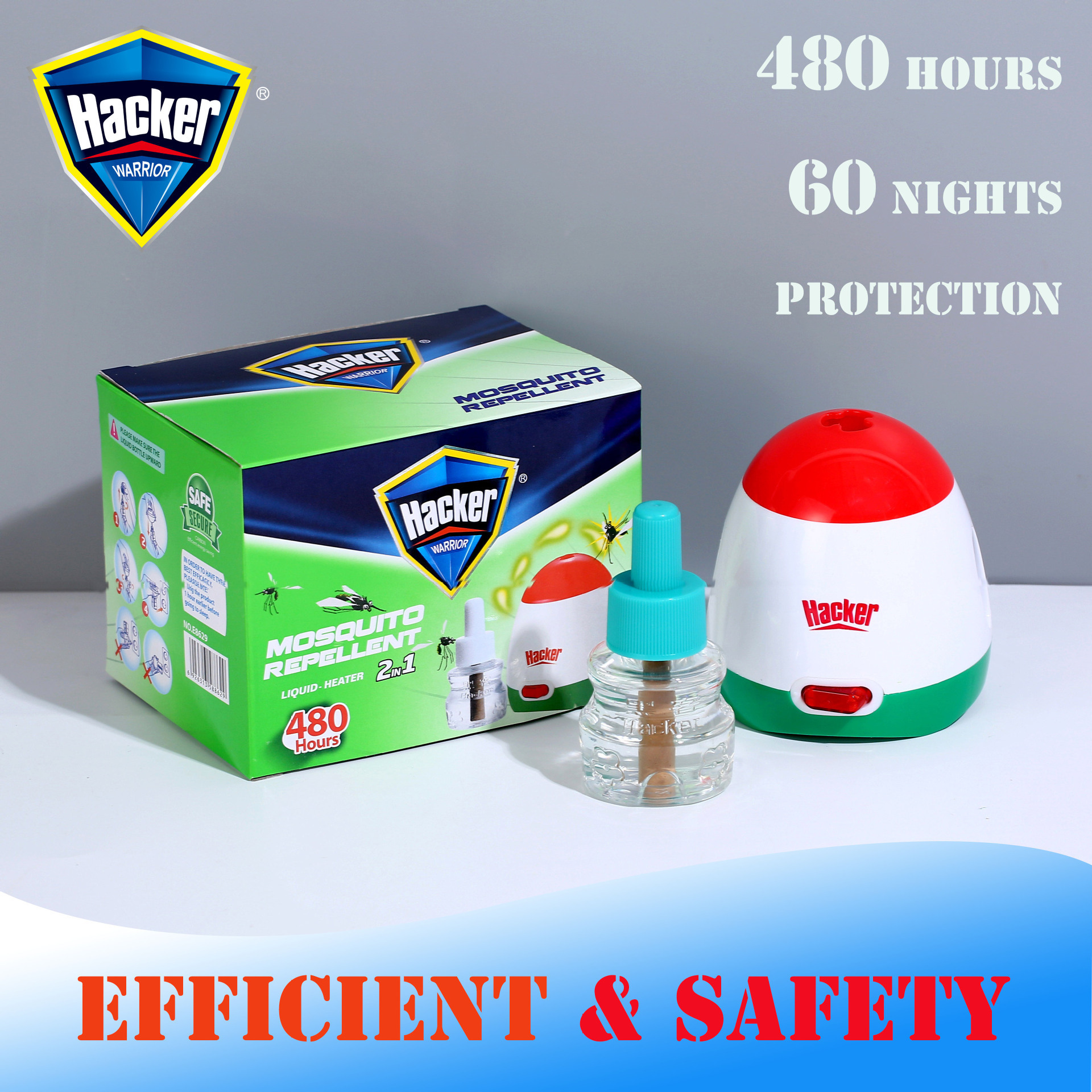 Foreign Trade Hacker Electric Mosquito Repellent Liquid Set Household Indoor Plug-In Mosquito Repellent Water Repellent Electric Mosquito Repellent Liquid