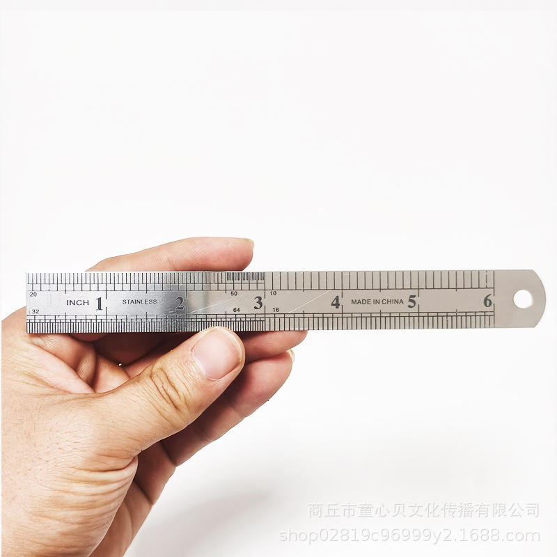 Steel Ruler 15 20cm Steel Ruler Scale Steel Tape Ruler Drawing Steel Ruler Manual Measuring Tool