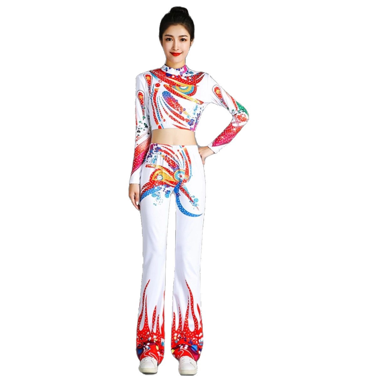 Cheerleading Competition Uniforms for Men and Women, Group Cheerleading Uniforms, Adult Student Performance Uniforms, Competitive Aerobics Uniforms, Stage Uniforms