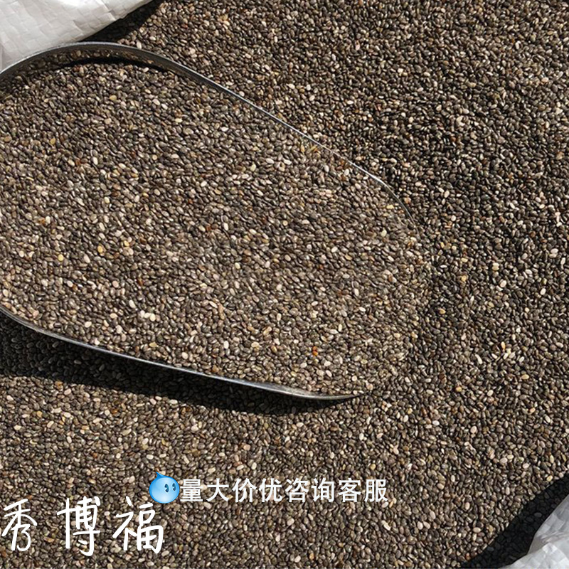 Mexican Chia Seed Raw Material Wholesale New Food No-Wash Ready-To-Eat Dietary Fiber Supplement Whole Grains Organic