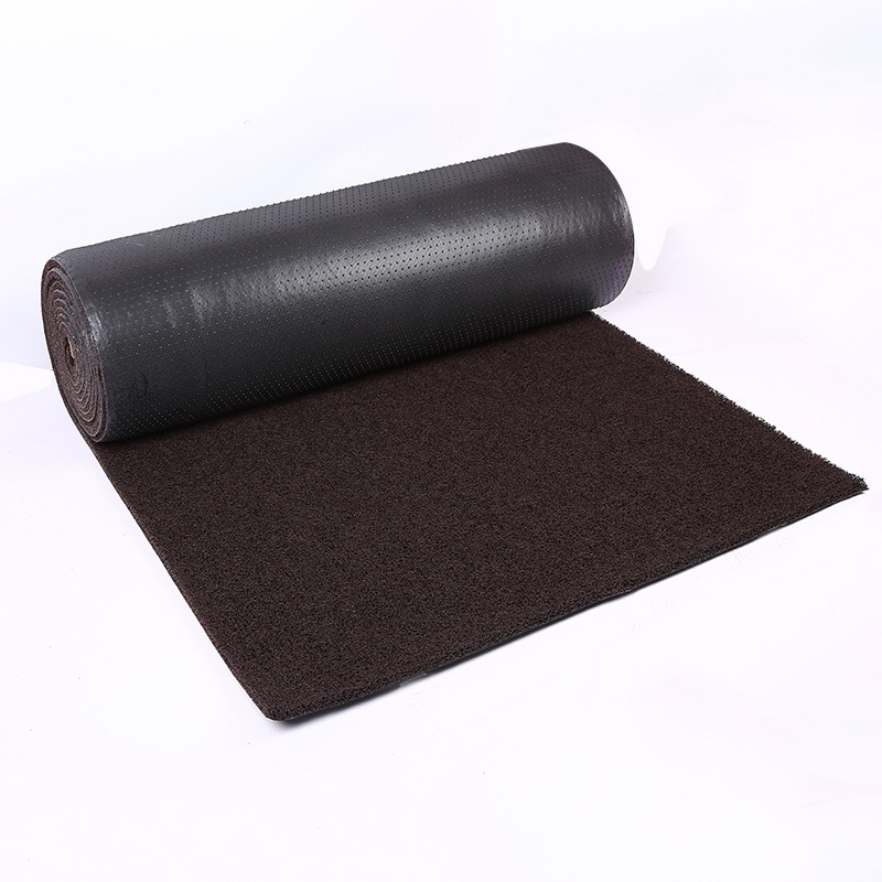 Universal 13mm nail bottom wire ring foot mat car thermal fuse foot mat roll anti-skid door mat foot mat manufacturer