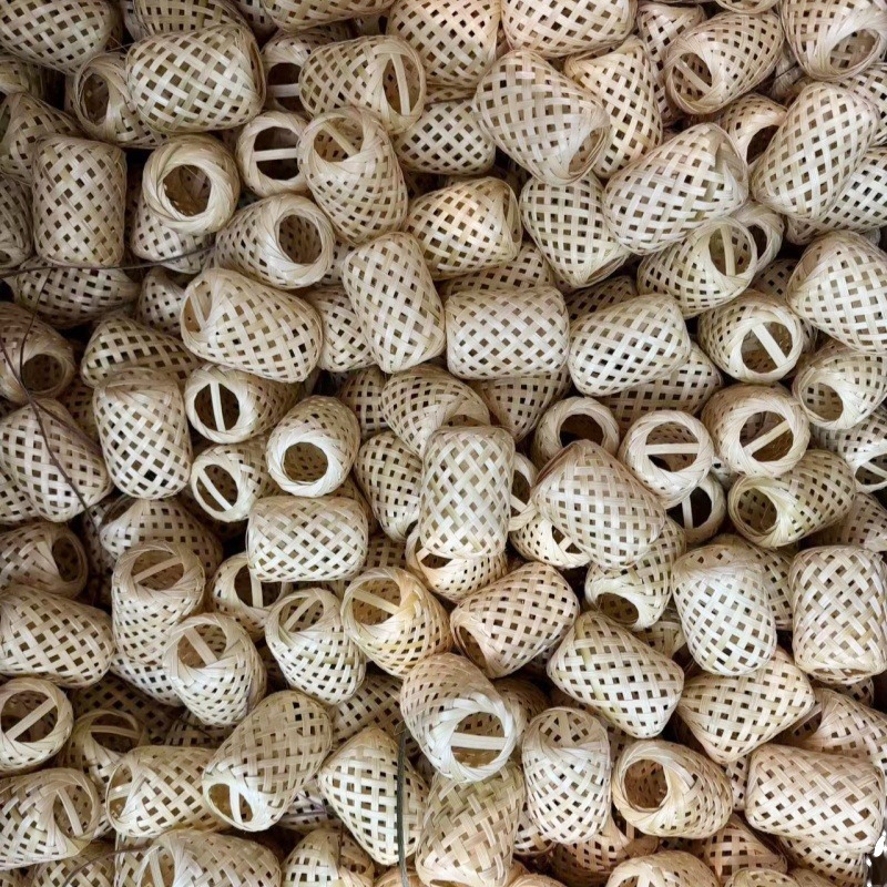 Chaoshan net red bamboo lantern chicken cage 5*7 long cage hydrangea dragon boat festival lantern decoration wholesale