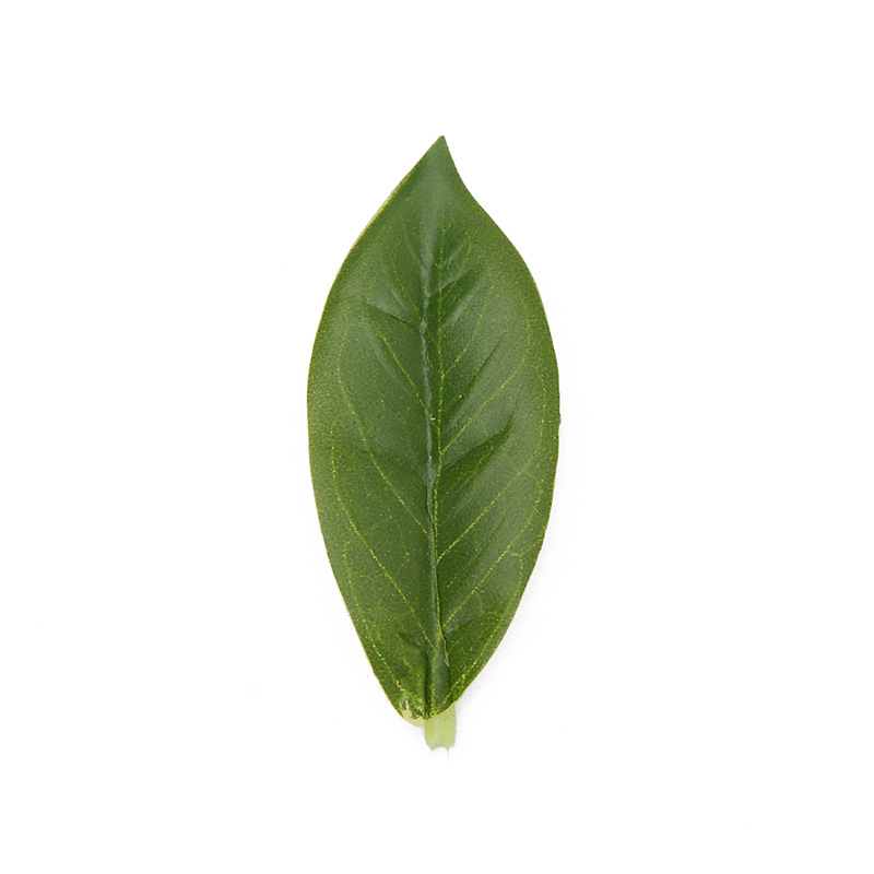Simulation family green plant ornaments lemon leaf accessories DIY lemon tree leaves Guangdong kapok leaf manufacturers wholesale