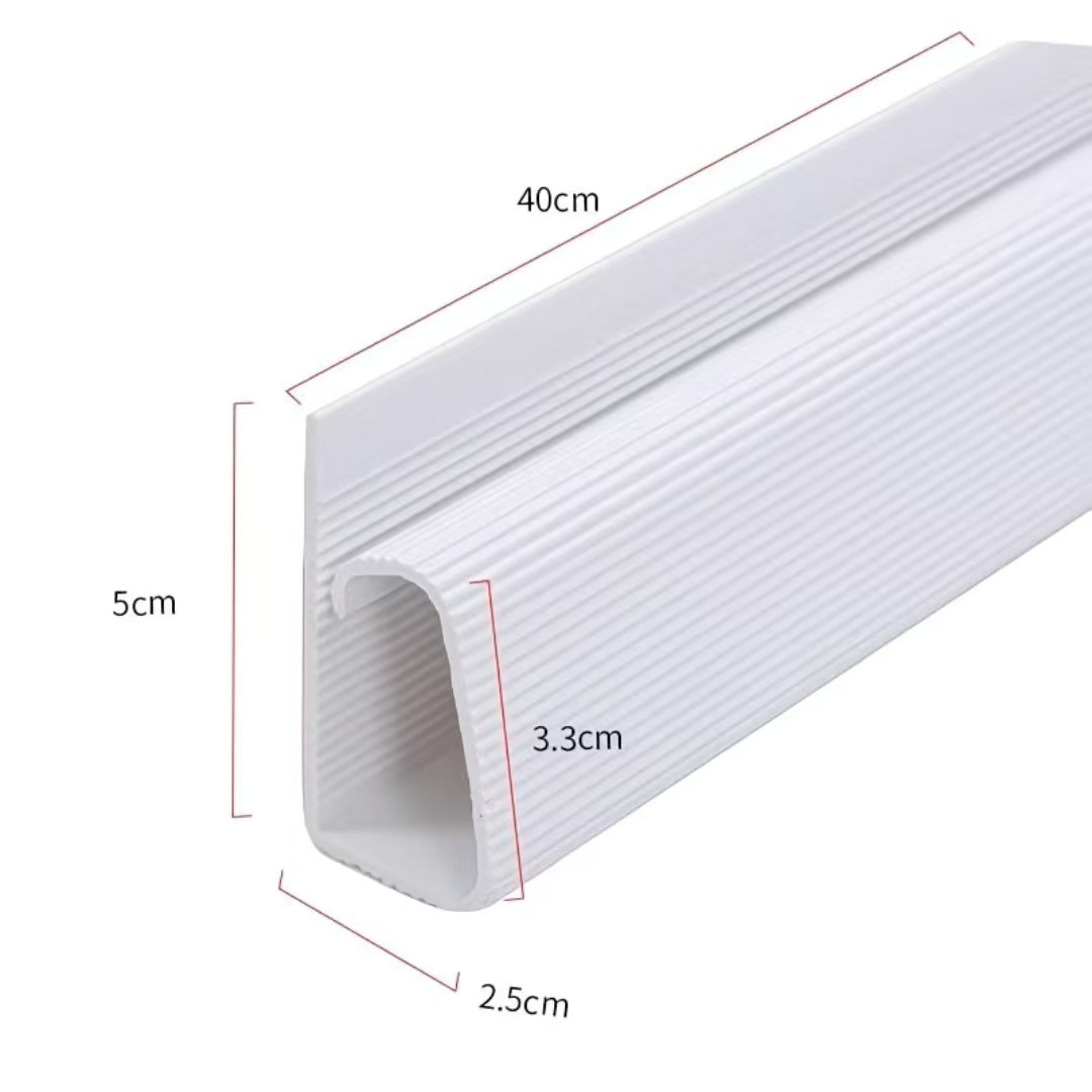 Under-Desk Cable Management Box for Organizing Computer Cables, Power Strips, and Wire Storage under the Desk