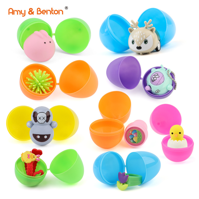 Amazon Easter Toy suit Party Rewards Small Toys Easter Eggs Loading Sugar Eggshell Resurrection Decoration