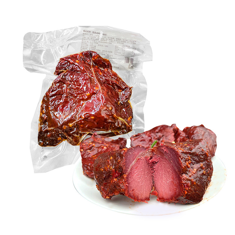 Sauce-flavored meat wholesale manufacturers vacuum spicy commercial marinated vegetables vacuum flavor cooked food stalls large pieces of bacon food