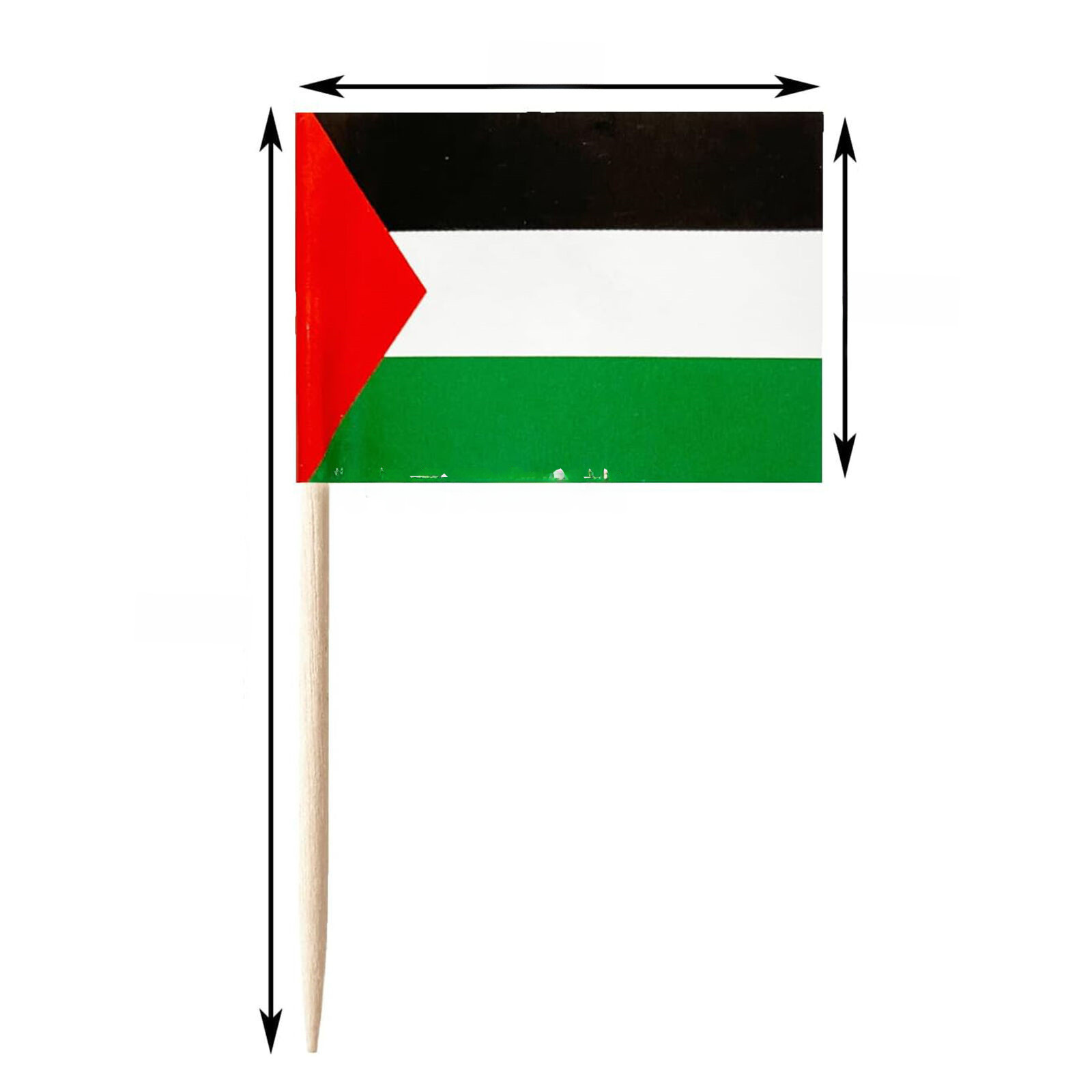 Palestinian toothpick flag in stock fruit cake Steak Pizza stick toothpick flag in stock printable logo
