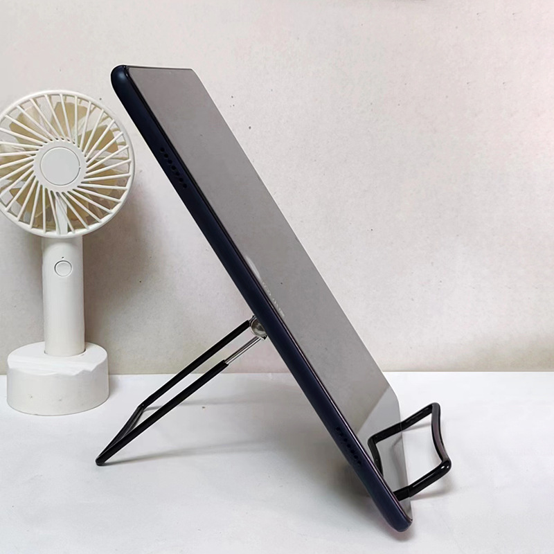 Rivet iron wire tablet computer mobile phone bracket artifact desktop lazy chasing drama bracket foldable multifunctional Universal
