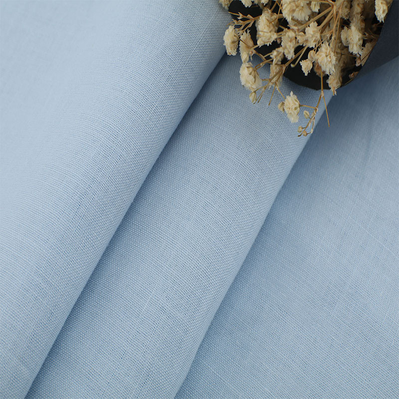 21 Pts dyed woven cotton linen fashion dress fabric Ramie cotton 850# Shirt pants fabric