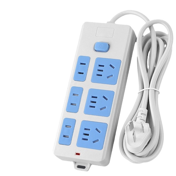 Socket Extension Cord 21-Hole Socket Strip with Cable Socket Wiring Board with Household Anti-Electric Shock Drop Shipping