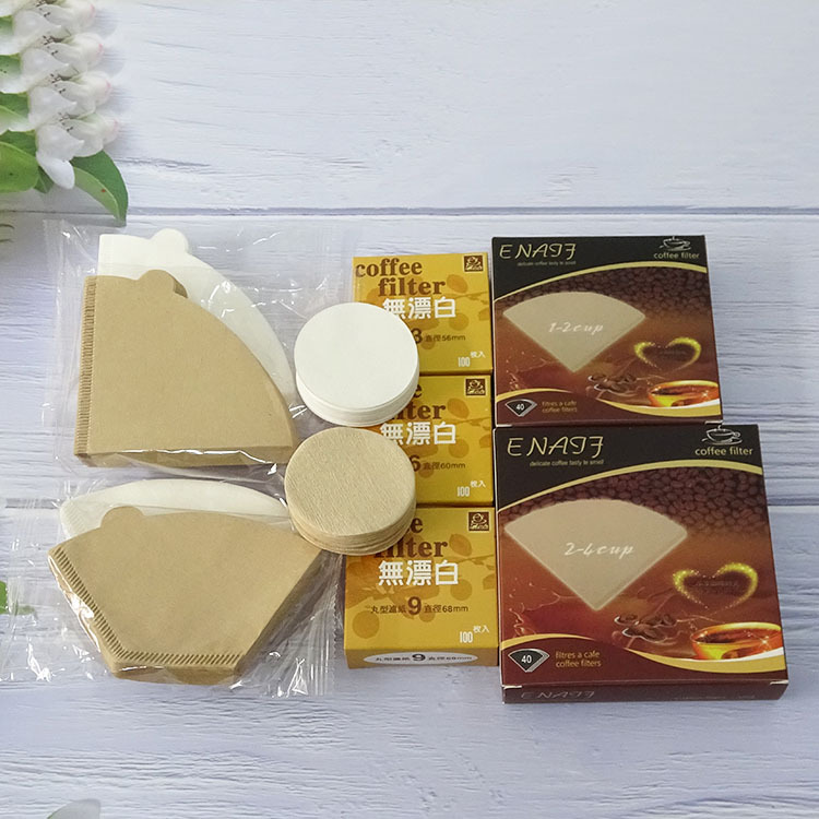 Кофейные фильтры бумажные конусные экранные Филармония для пресс-подготовки V60 веерные капельные фильтры ручные фильтры для чашки Мока Вьетнам фильтры бумажные