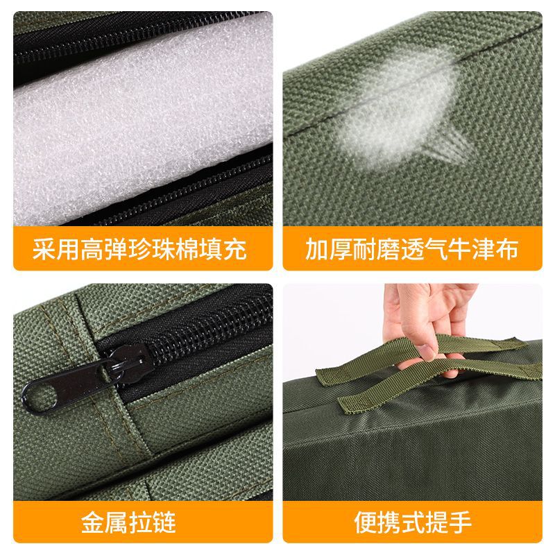 Explosive Folding Army Green Gymnastics Mat Thickened Camouflage Oxford Cloth Sports Training Mat Taekwondo Mat Sit-up Mat