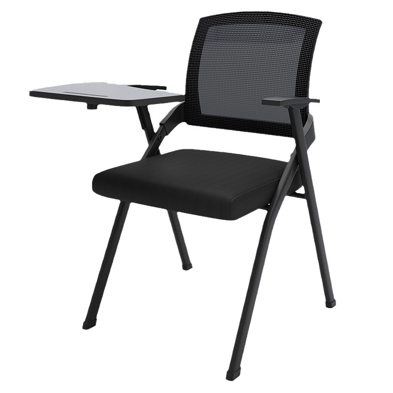 Folding Training Chair with Table Board Conference Chair with Writing Board Table and Chair Integrated Conference Room Meeting Chair Training Class Chair