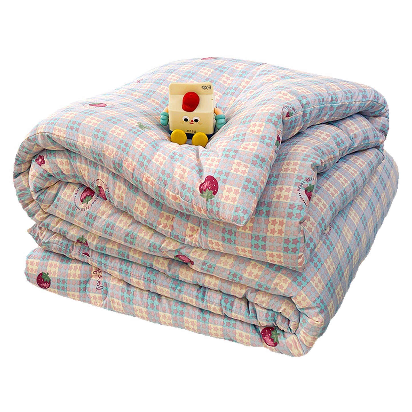 Thickened Winter Quilt, Warm Cotton Quilt Core, Spring and Autumn Bedding, Suitable for All Seasons, Student Dormitory Single Bed, Winter