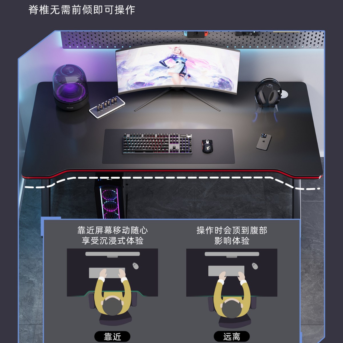 Desk Computer Desk Workbench Desk Study Table Bedroom E-Sports Table Dining Table Office Computer Desk Office Desk