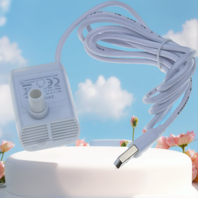 Source Factory 2415-12 Pet Silent USB Micro Water Pump 5V Dc Brushless Micro Water Pump Small Water Pump