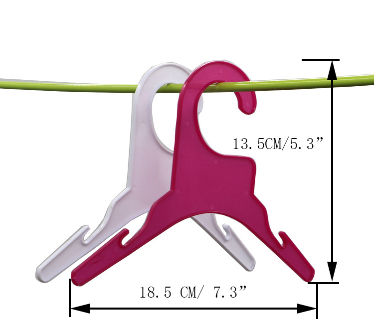 Large size PET plastic hanger pet hanger cheap pet hanger