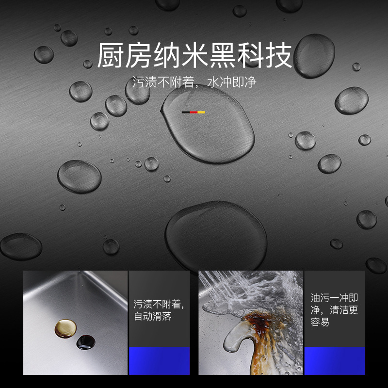 Wholesale Household Sink Dishwasher Vegetable Washing Basin Large Single-Slot Handmade Thickened Sink Kitchen 304 Stainless Steel