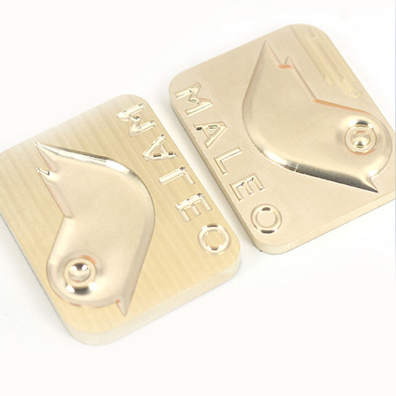 Copper mold LOGO red envelope flat gilding plate embossing leather tea seal stamping mold embossing film embossed copper printing mold