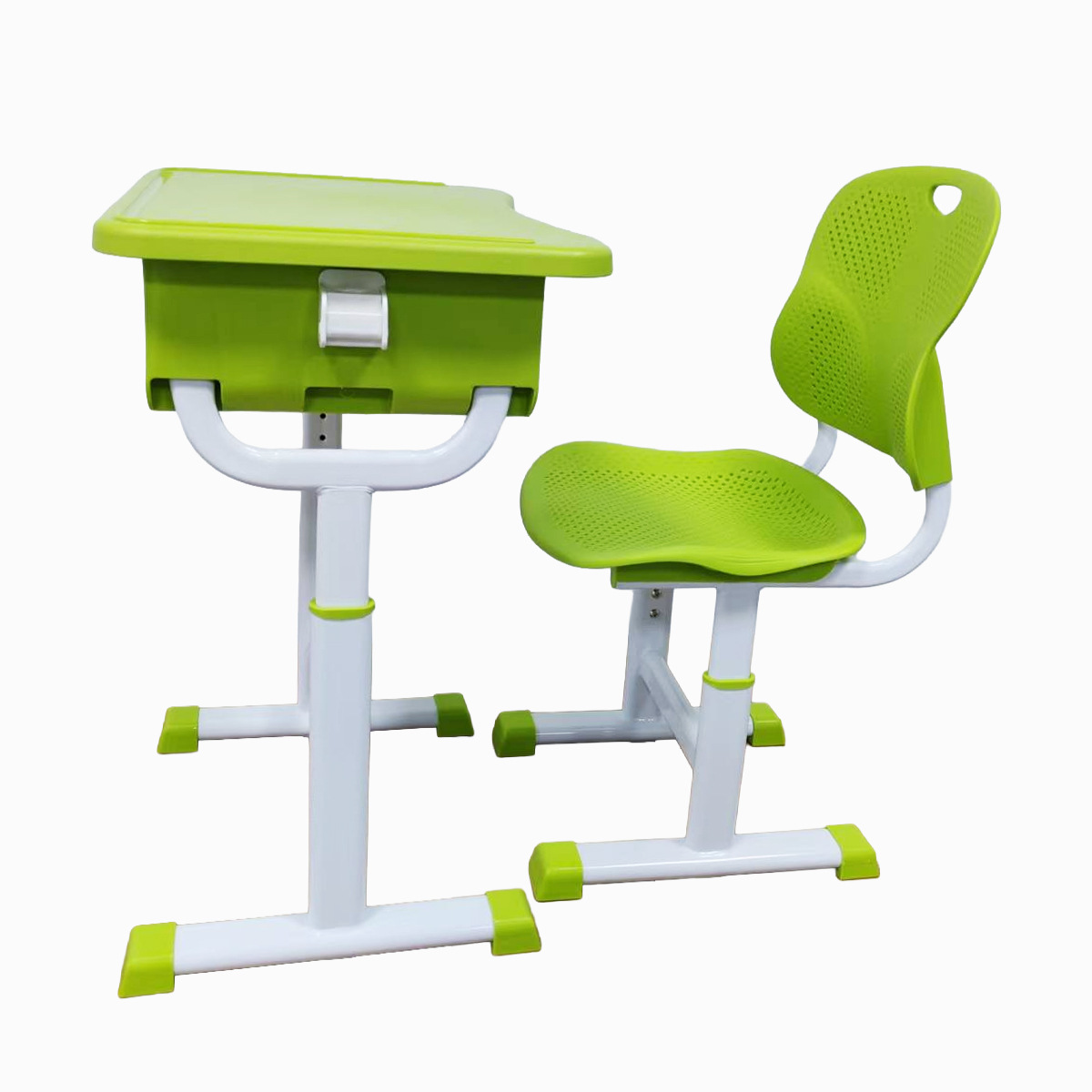 New Customized Desks and Chairs for Primary and Secondary School Students, School Tutoring Classes, Kidsren's Learning Adjustable Desks and Chairs, Source Factory