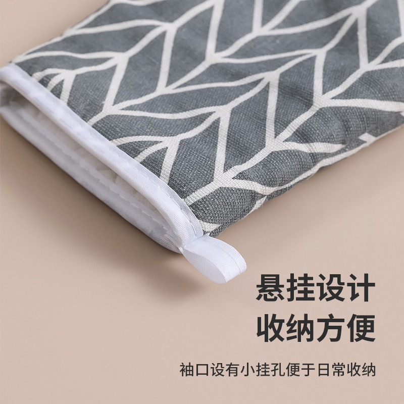 Factory Direct Nordic style heat insulation gloves anti-scald microwave oven gloves high temperature resistant kitchen baking oven gloves