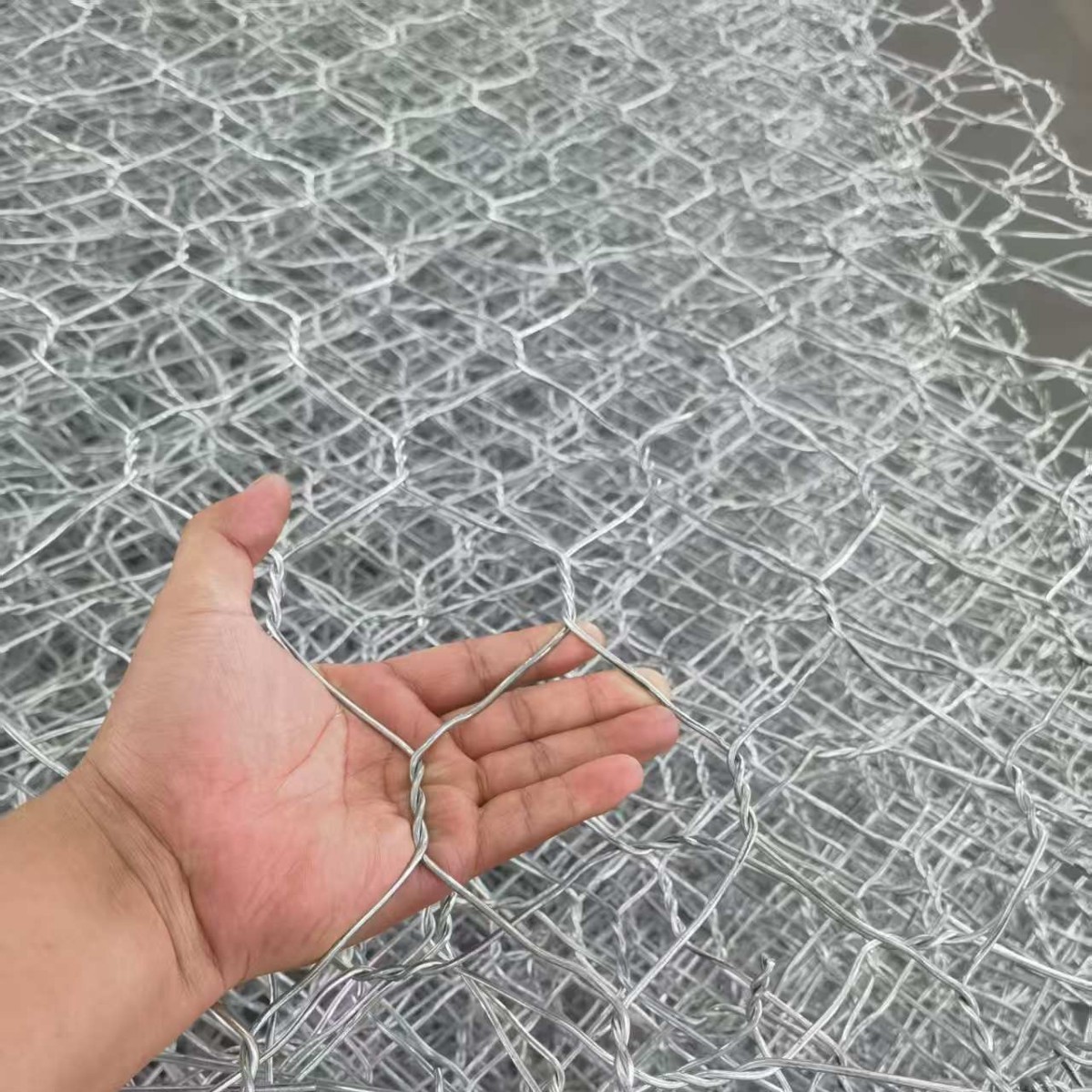 Lead Wire Gabion Net River Management Dam Slope Protection Flood Control Galvan Reno Mat Plastic Coated Galvanized Stone Cage Net