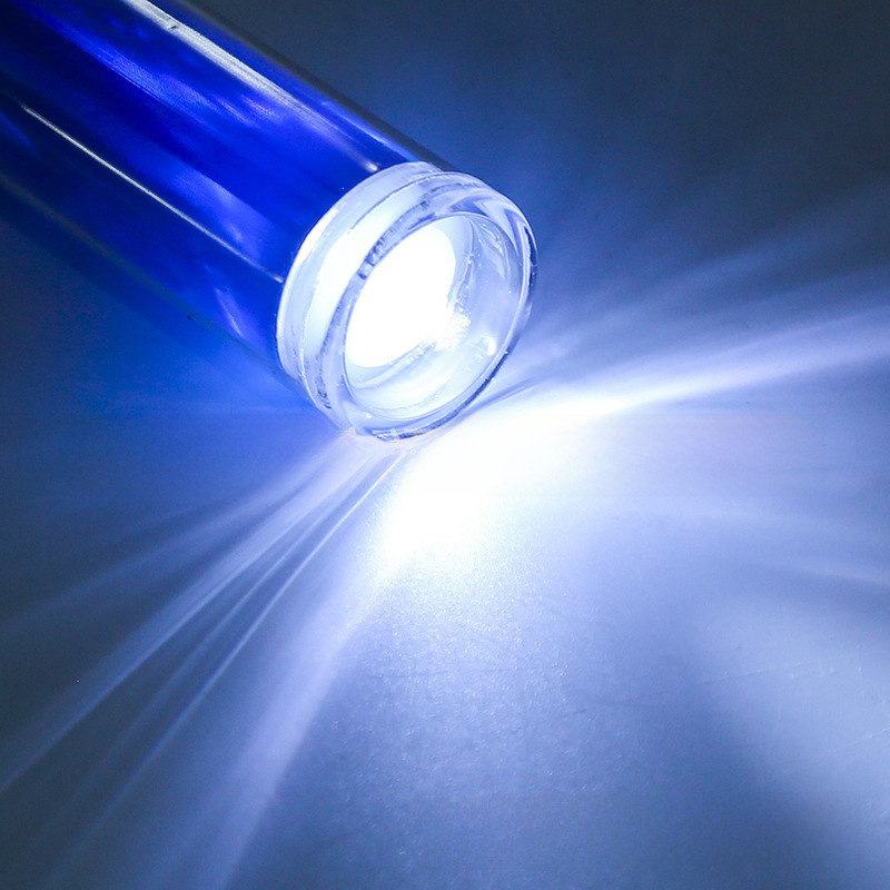 36CM long PC tube red and blue two-color rechargeable LED baton battery with protection board