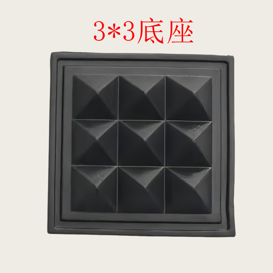 Manufacturer Supplies Pvc 3*3 Foot Nails, Plastic Luggage Base Foot Pad Accessories, Sewing Anti-Slip Foot Nails Wholesale