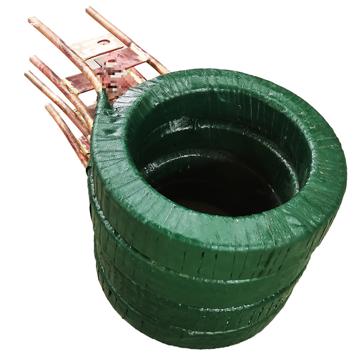 Inner Diameter 190mm Medium Frequency Furnace Reactor Coil 12 Turns Round Copper Tube Specifications 12×1.5mm Various Coils
